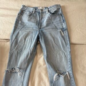 Denim Forum High Rise Boyfriend Jeans